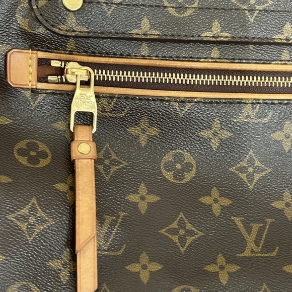 Louis Vuitton Olympe Shoulder Bag Brown Leather